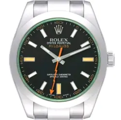 ROLEX MILGAUSS BLACK DIAL SMOOTH BEZEL