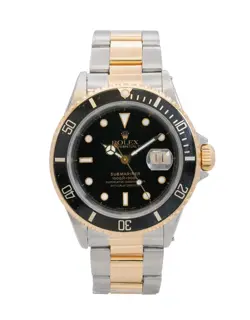 ROLEX SUBMARINER / BLACK DIAL  / 1989 / 16613