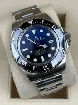 2025 ROLEX SEA-DWELLER DEEPSEA JAMES CAMERON 136660 STEEL 44 MM BLUE DIAL