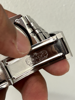 ROLEX Watch 1972 Vintage Datejust 1603 Black Dial in Stainless Steel