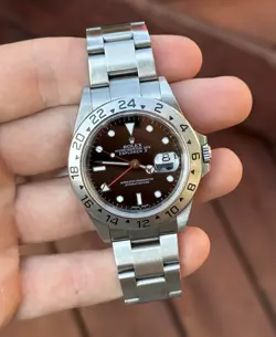 2004 ROLEX EXPLORER II 16570 BLACK DIAL - WITH PAPERS