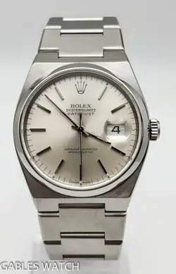 ROLEX OYSTERQUARTZ DATEJUST 17000A STEEL 36MM QUARTZ WATCH