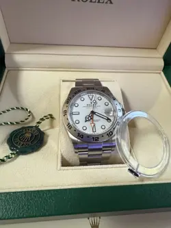 2022, ROLEX EXPLORER II 226570 POLAR  42MM MINT -COMP. SET !