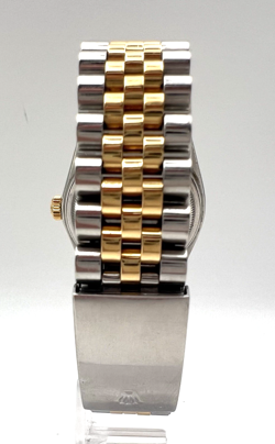 1986 2 Tone Rolex 16013 Cal.3035 Oyster Perpetual Date Just Wrist Watch W/ Box.