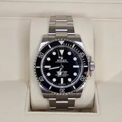 2020 ROLEX SUBMARINER NO DATE 114060 BLACK DIAL OYSTER BRACELET BOX & PAPERS