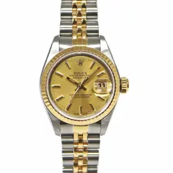 ROLEX DATEJUST 69173 GOLD CASE SIZE 26MM LADIES USED WATCH #835612