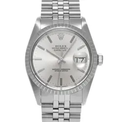 ROLEX DATEJUST 16030 SILVER WATCH 683669