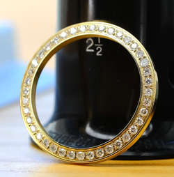 DIAMOND BEZEL TO FIT ROLEX LADIES DATEJUST WATCH TWO TONE 26MM 6917 69173 69178