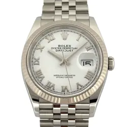 ROLEX DATEJUST WARRANTY 2022 126234 WATCHES STAINLESS STEEL MECHANICAL AUT...