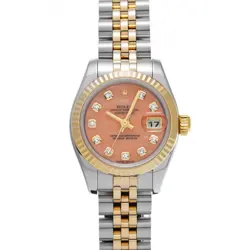 ROLEX DATEJUST 179173OPG PINK OPAL/DIAMOND WATCH 685950