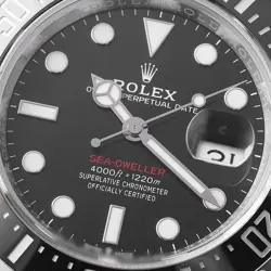 ROLEX SEA-DWELLER WITH CROWN 126600 BLACK RANDOM NUMBER SECOND HAND MENS
