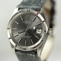 VINTAGE ROLEX 1501 OYSTER DATE CAL 1570 STAINLESS STEEL MENS WATCH