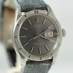 VINTAGE ROLEX 1501 OYSTER DATE CAL 1570 STAINLESS STEEL MENS WATCH