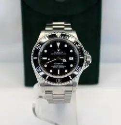 ??1981 ROLEX SEA DWELLER AUTOMATIC WATCH REF 16660 TRIPLE SIX BLACK DIAL 40MM ??