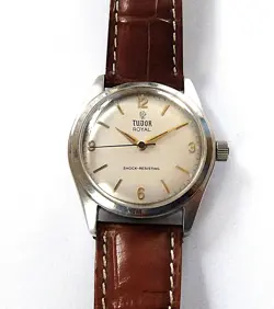 1950'S / 60'S ROLEX TUDOR ROYAL 17 JEWELS SWISS LEVER WRIST WATCH WORKING