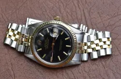 VINTAGE ROLEX 1601 TWO TONE DATEJUST AUTOMATIC CAL. 1570 WATCH 1973