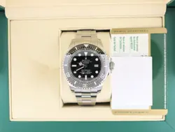 2010 ROLEX DEEPSEA SEA-DWELLER 116660 BLACK DIAL SS OYSTER WITH PAPERS 44MM