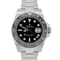 2024 PAPERS ROLEX GMT-MASTER II BRUCE WAYNE CERAMIC STEEL OYSTER 126710 GRNR BOX