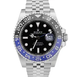 2021 PAPERS ROLEX GMT-MASTER II BATGIRL BLUE 40MM JUBILEE STEEL 126710 BLNR BOX