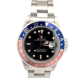 MENS ROLEX GMT-MASTER II 16710 PEPSI WATCH