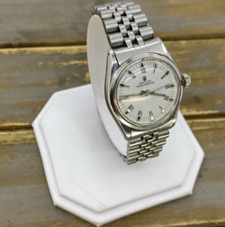 ROLEX OYSTER PERPETUAL 31MM STAINLESS STEEL WATCH 6548