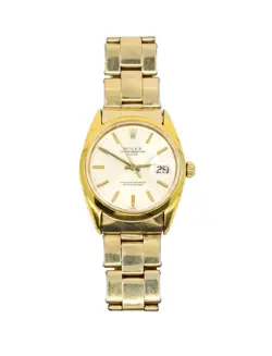 ROLEX 14K GOLD FILLED OYSTER PERPETUAL DATEJUST WATCH