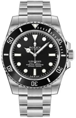 ROLEX SUBMARINER 124060 41MM BLACK DIAL BEZEL STAINLESS STEEL OYSTER MEN'S WATCH