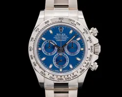 ROLEX DAYTONA 116509 18K WHITE GOLD BLUE DIAL