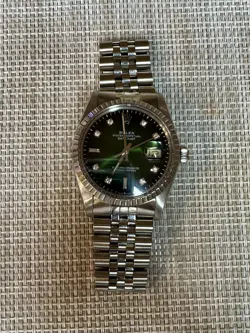 ROLEX DATEJUST 36MM STAINLESS STEEL JUBILEE WATCH 16030