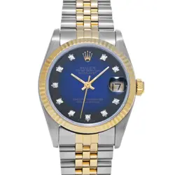 ROLEX DATEJUST 31 68273G BLUE GRADIENT/DIAMOND WATCH 685895