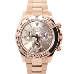 ROLEX DAYTONA 40MM PINK DIAL WATCH 116505 ROSE GOLD