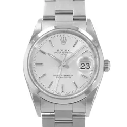 ROLEX OYSTER PERPETUAL DATE 15200 34MM STEEL OYSTER AUTOMATIC MENS WATCH 2000