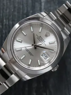 ROLEX DATEJUST 41, REF. 126300, BOX AND CARD 2025