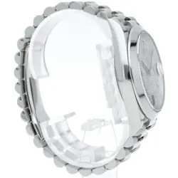ROLEX Day-Date 40 Watch 2P Sapphire 8P Diamond Pavé Diamond Dial 228206 Box...