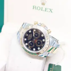 ROLEX 40MM BLACK DIAMONDS 2 TONE DAYTONA REF: 116523 (2012)