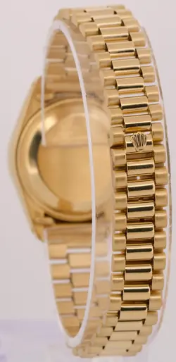 VINTAGE Rolex DateJust President 26mm CHAMPAGNE 18K Yellow Gold Fluted 6917