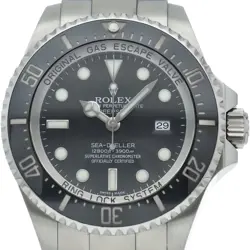 ROLEX SEA-DWELLER DEEP SEA 116660(M) STAINLESS STEEL MENSWATCH BLACK USED
