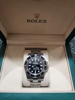 2018 ROLEX SUBMARINER 114060 NO DATE 40MM W/ BOX & PAPERS