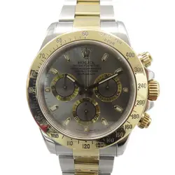 ROLEX 116523 DAYTONA DAYTONA CHRONOGRAPH GREY DIAL 18K COMBI STEEL OYSTER BRACEL