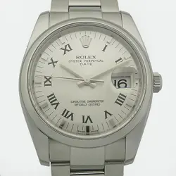 ROLEX 115200 OYSTER PERPETUAL DATE STEEL 34MM MEN'S WATCH