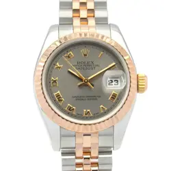 ROLEX DATEJUST D-SERIES K18PG SS LADIES RO 179171 #MM029