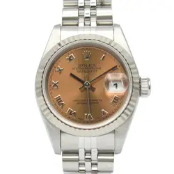 ROLEX DATEJUST T-SERIES K18WG SS LADIES PINK RO 69174 #MM078