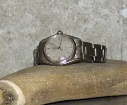 VINTAGE ROLEX OYSTER SPEEDKING PRECISION 1950'S STAINLESS STEEL REF.6020 & BOX.