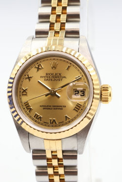 2004 ROLEX LADY DATEJUST TWO TONE AUTOMATIC WATCH 79173