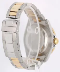 VINTAGE Rolex Submariner Date Two-Tone 18K Gold Steel Blue 40mm 16803 Watch