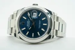 ROLEX DATEJUST OYSTER PERPETUAL 41MM 126300 BLUE DIAL 09/2021 10683