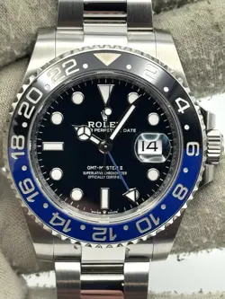 ROLEX GMT MASTER II BATMAN OYSTER 126710BLNR BOX & PAPERS 2023