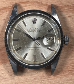 VINTAGE ROLEX OYSTER PERPETUAL DATEJUST 1603 AUTOMATIC WATCH