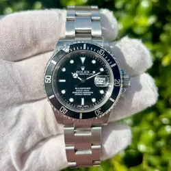 ROLEX SUBMARINER 2002 OYSTER PERPETUAL STAINLESS STEEL 40MM MODEL 16610