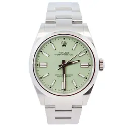 ROLEX OYSTER PERPETUAL 41MM PISTACHIO DIAL WATCH 134300